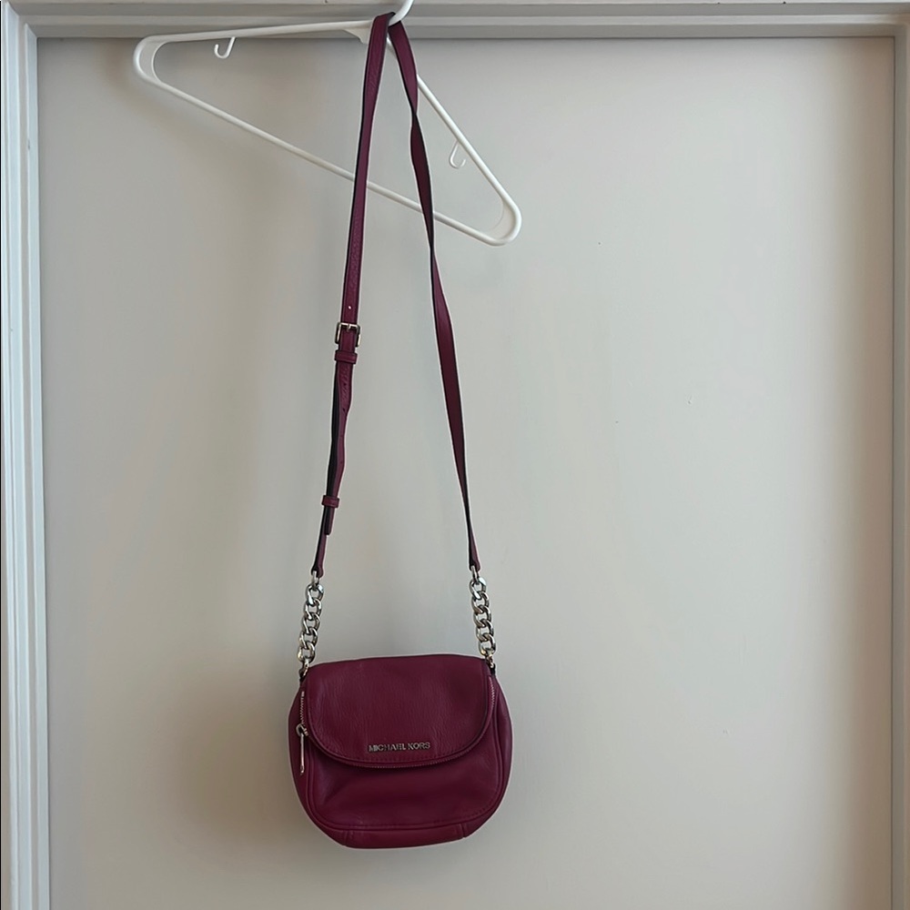 Michael Kors Pink Crossbody Bag with Adjustable Strap